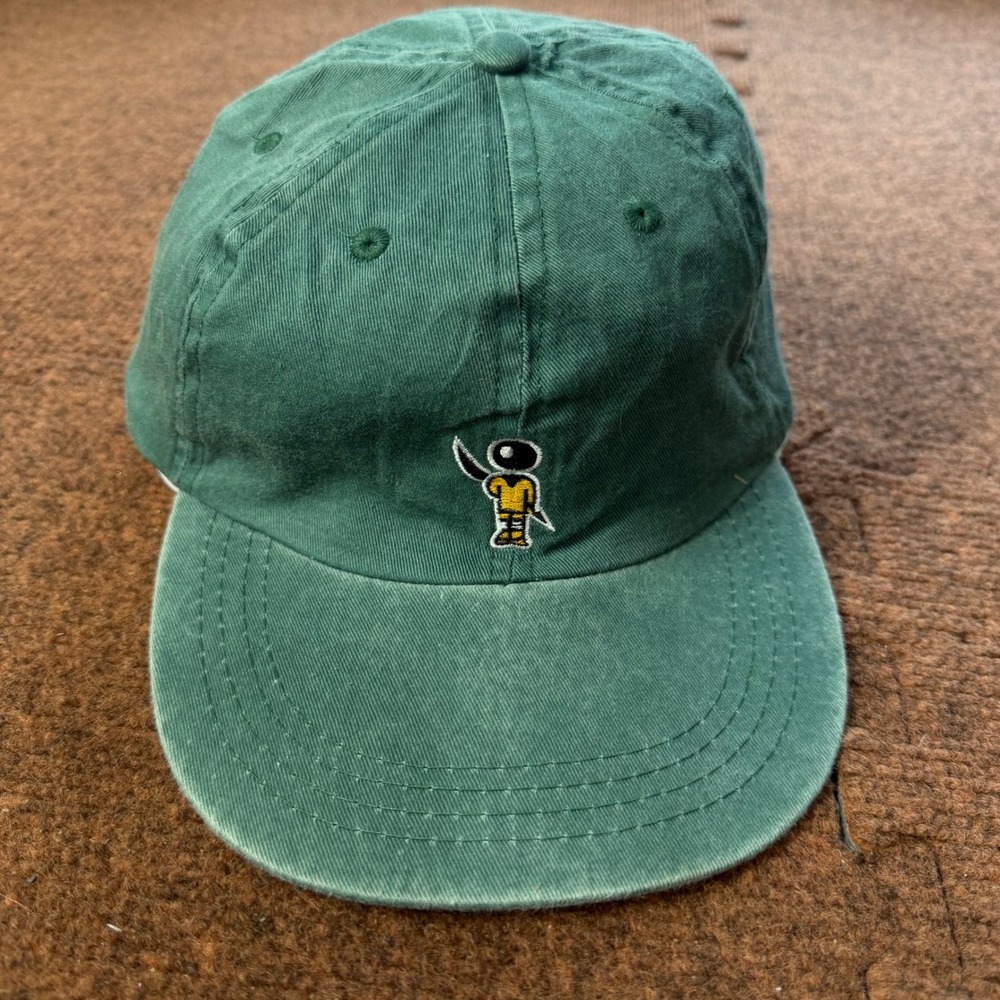 Vintage BIC Lighter Promo Dad Hat Green Snapback Cap Embroidered BIC Boy Mascot